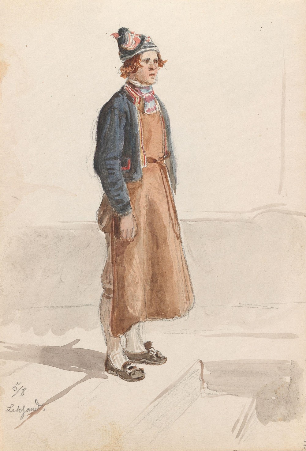 Draktstudie, Leksand