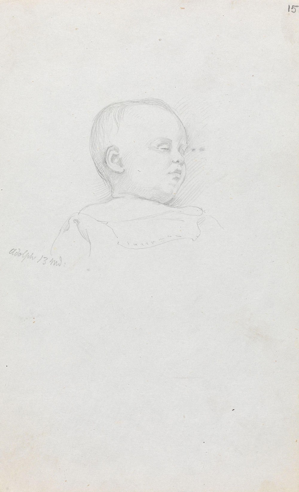 Adolph Tidemand jr., 13 mnd.