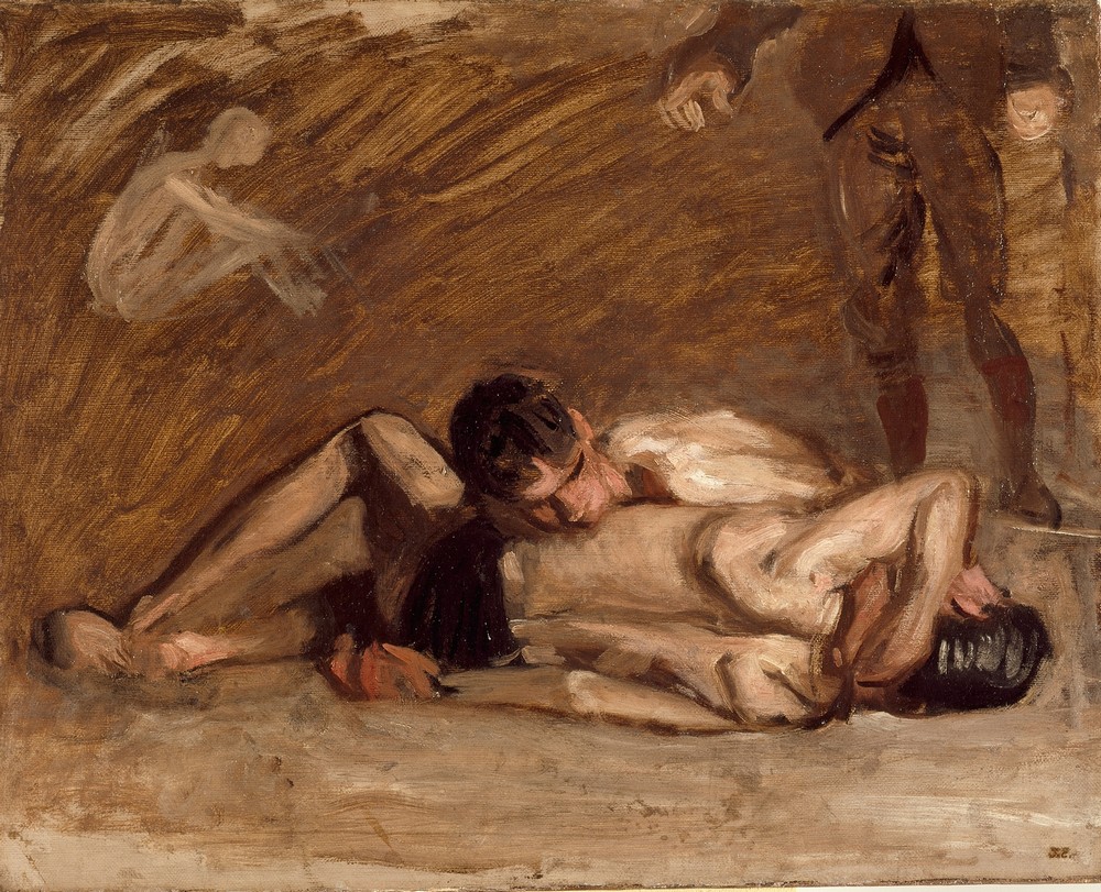 Wrestlers (circa 1899)