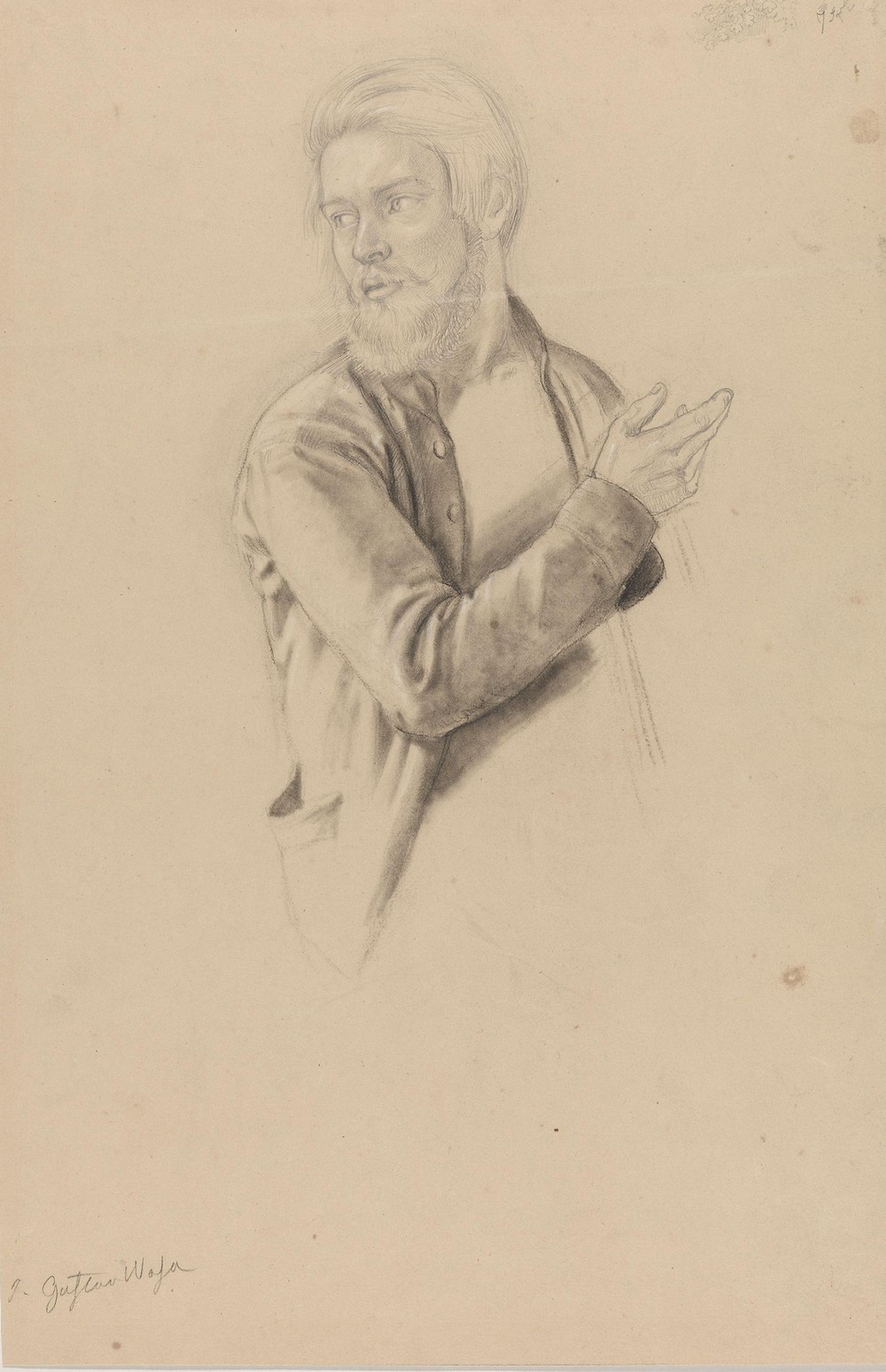 Bearded young man (Between 1839 and 1841)