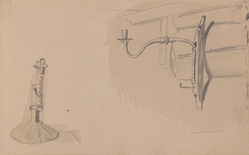 Candlesticks (between 1855 and 1857)