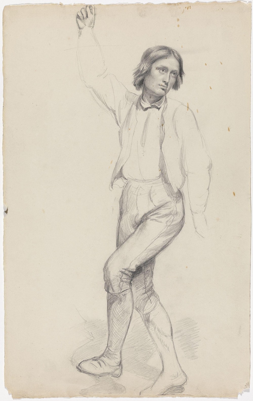Dansende ung mann