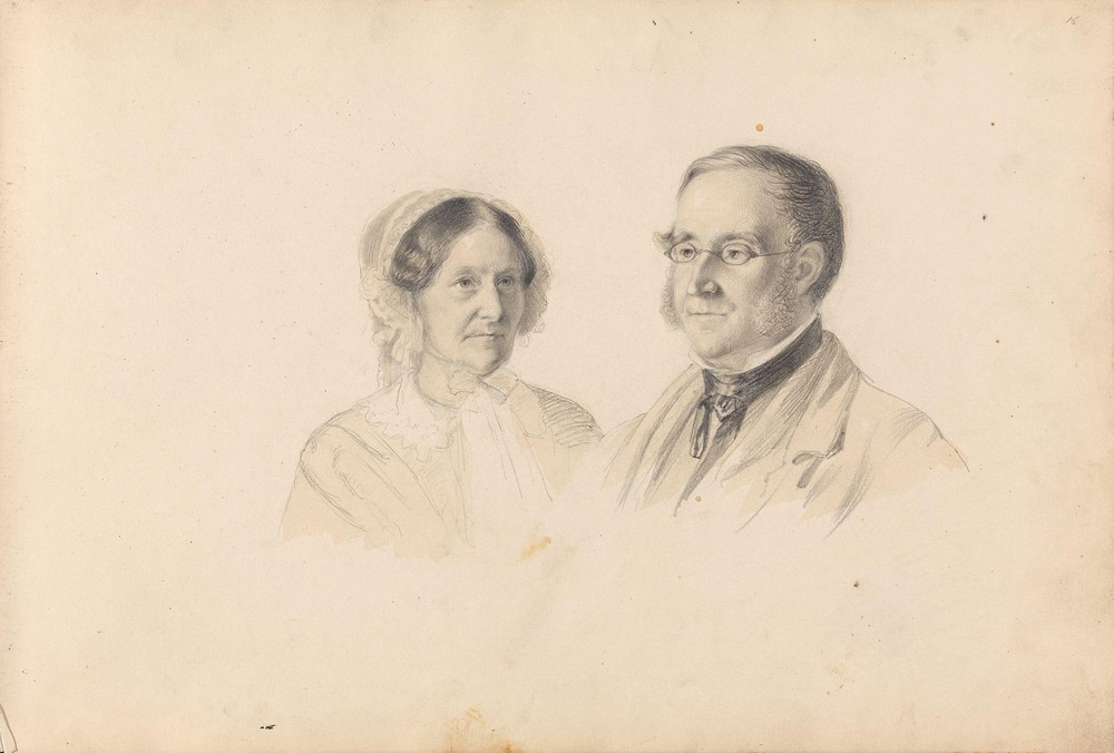 Double portrait (Between 1855 and 1859)
