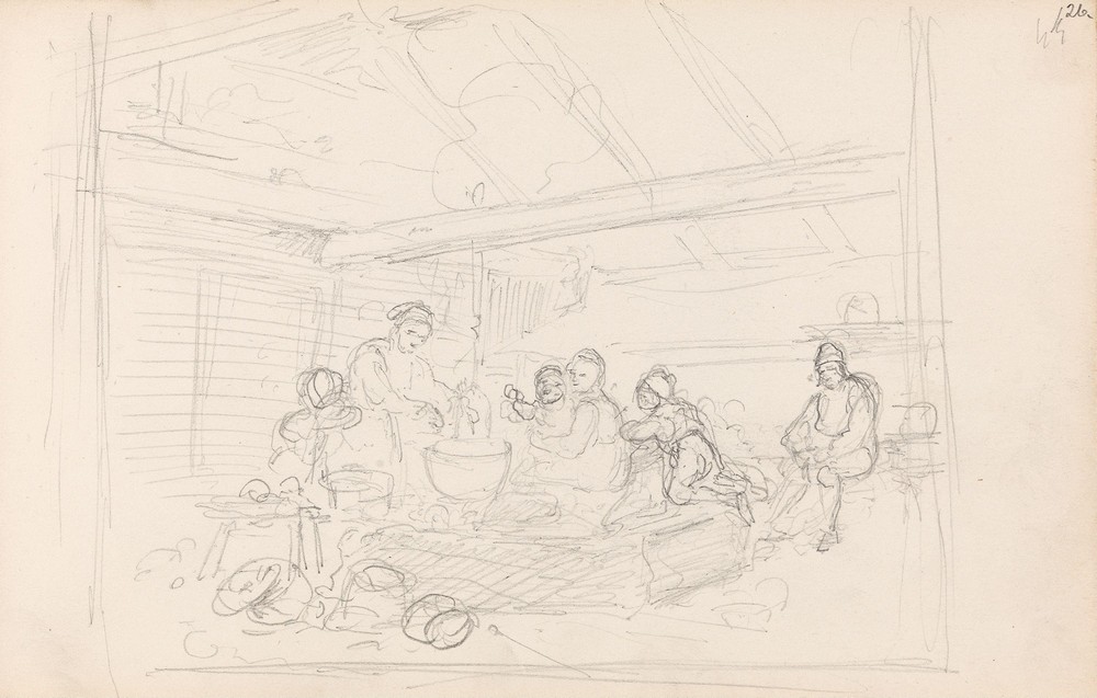 Evening in a smoking room (Before 1856)