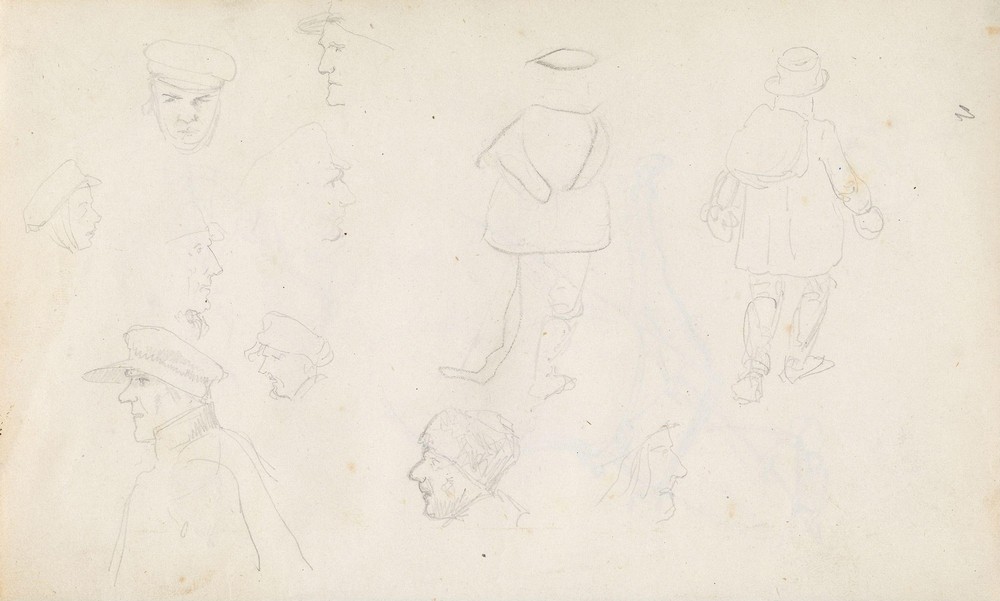Figure studies (Between 1844 and 1854)