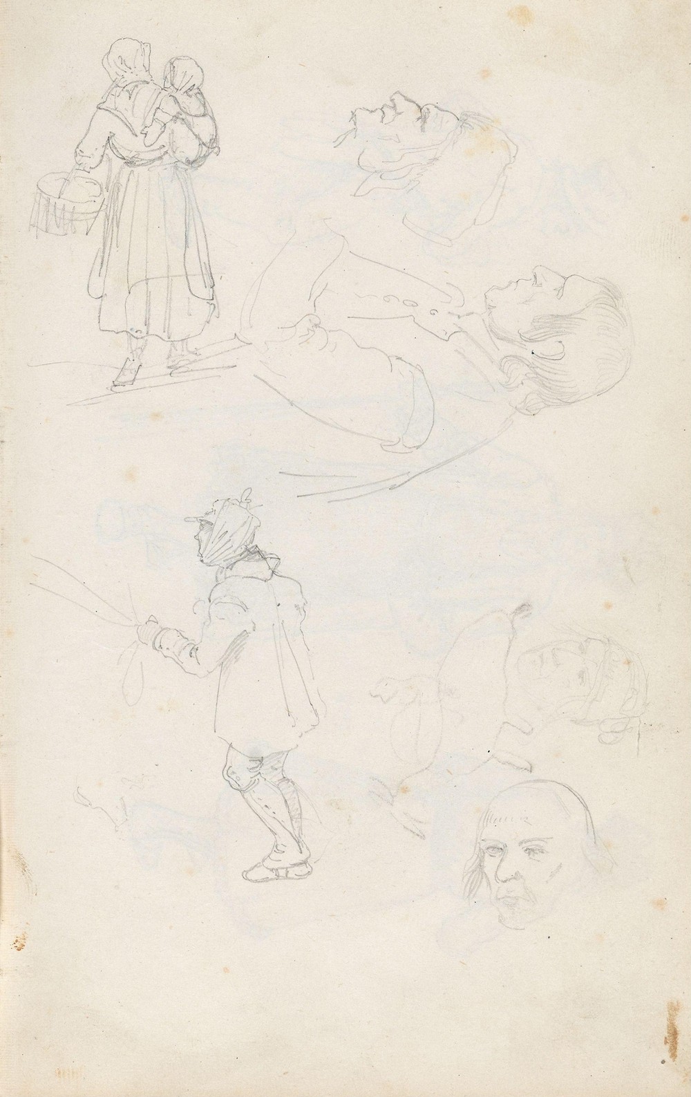 Figure studies (Between 1844 and 1854)