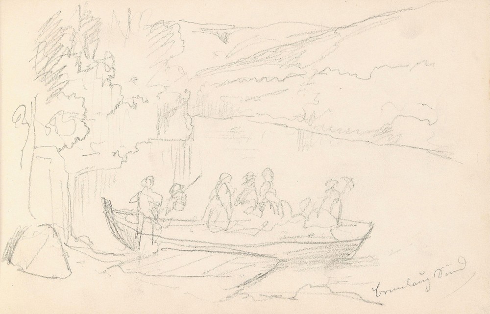 Figurer i båt, Brunlaug