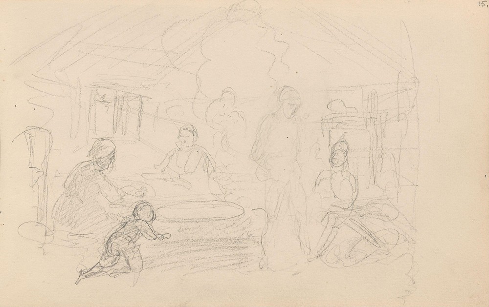 Figurer i et ildhus
