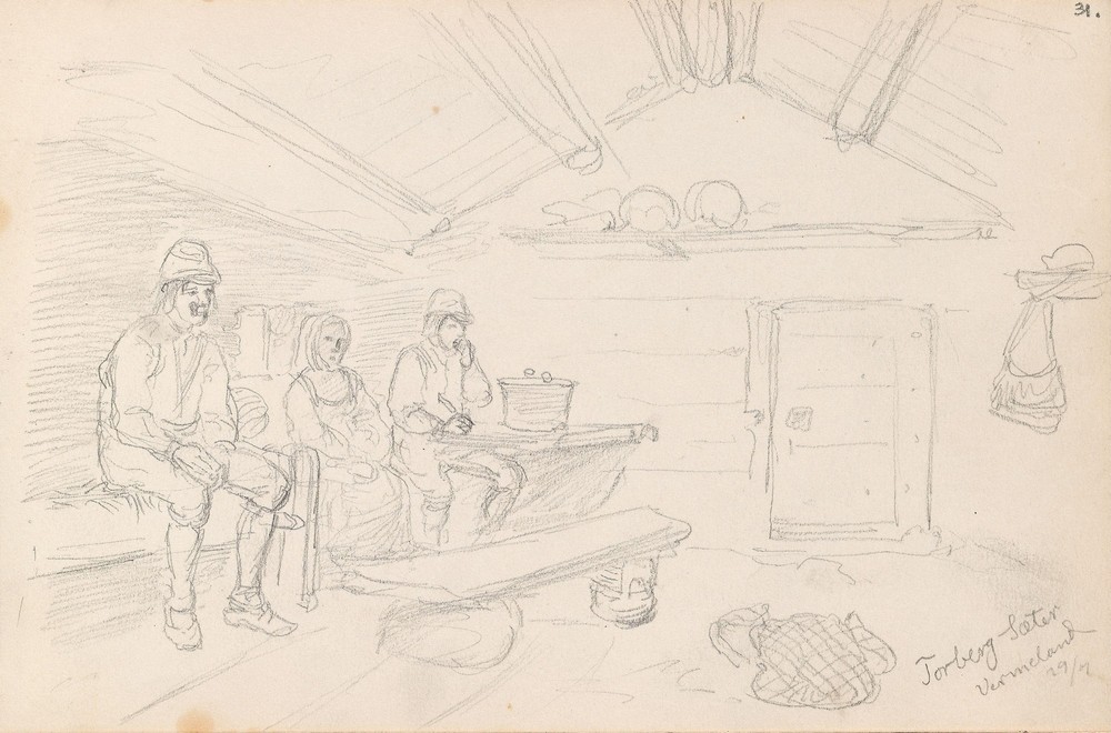Figurer i interiør, Torrbergssätern