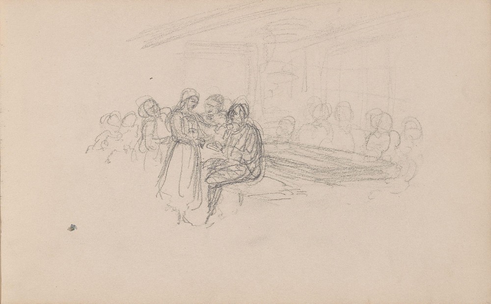 Figurscene i interiør