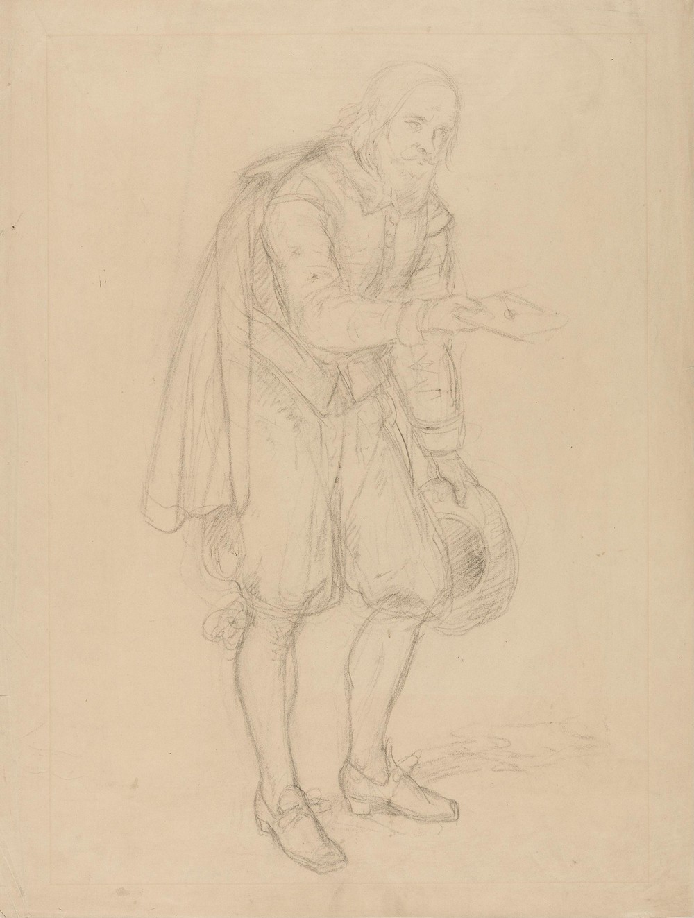 Hoffmann som overrekker et brev