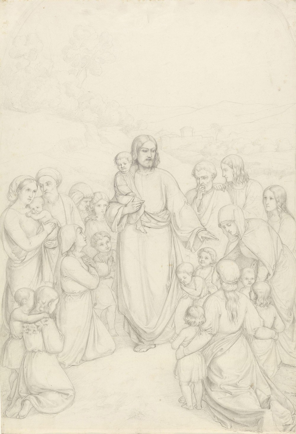 Jesus blesses the children