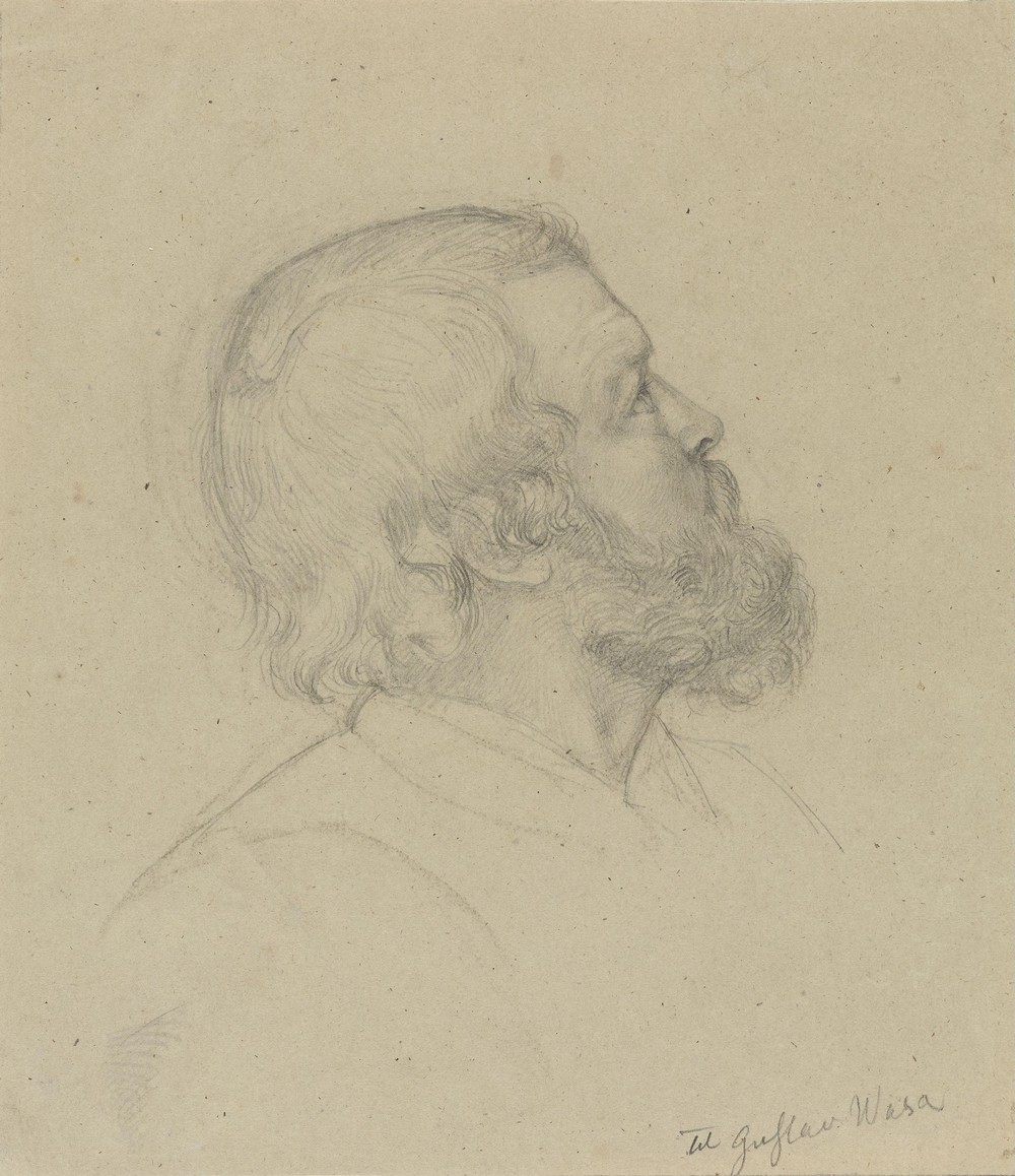 Male head (Between 1839 and 1841)