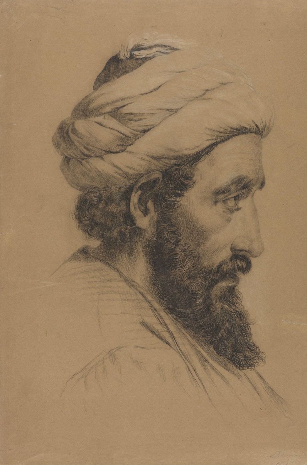 Mannshode med turban