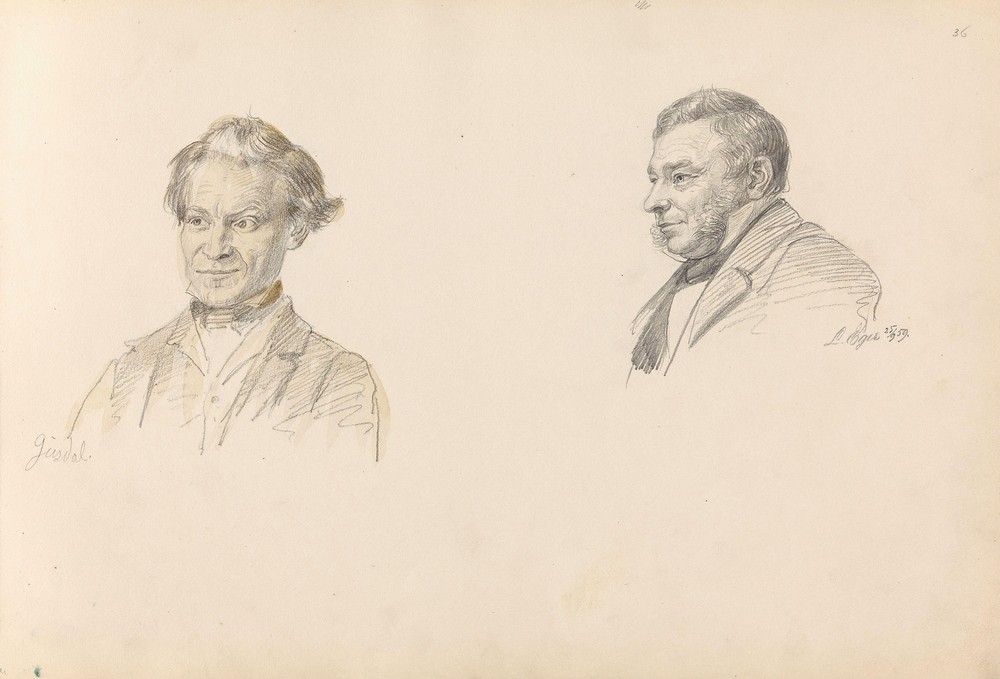 Mannsportrett, Gausdal; Lorentz Eger