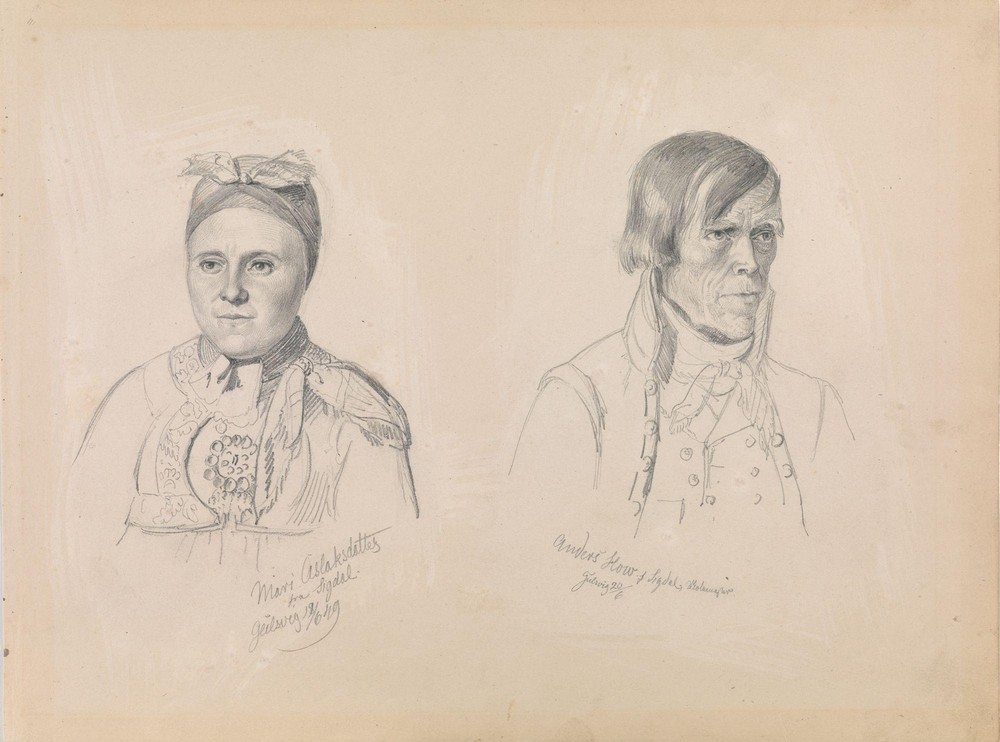 Mari Aslaksdatter and Anders How from Sigdal