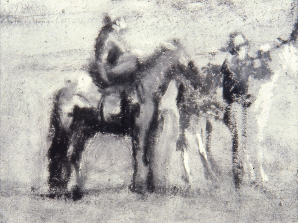 Study for ‘Cowboys in the Badlands’ (circa 1887)