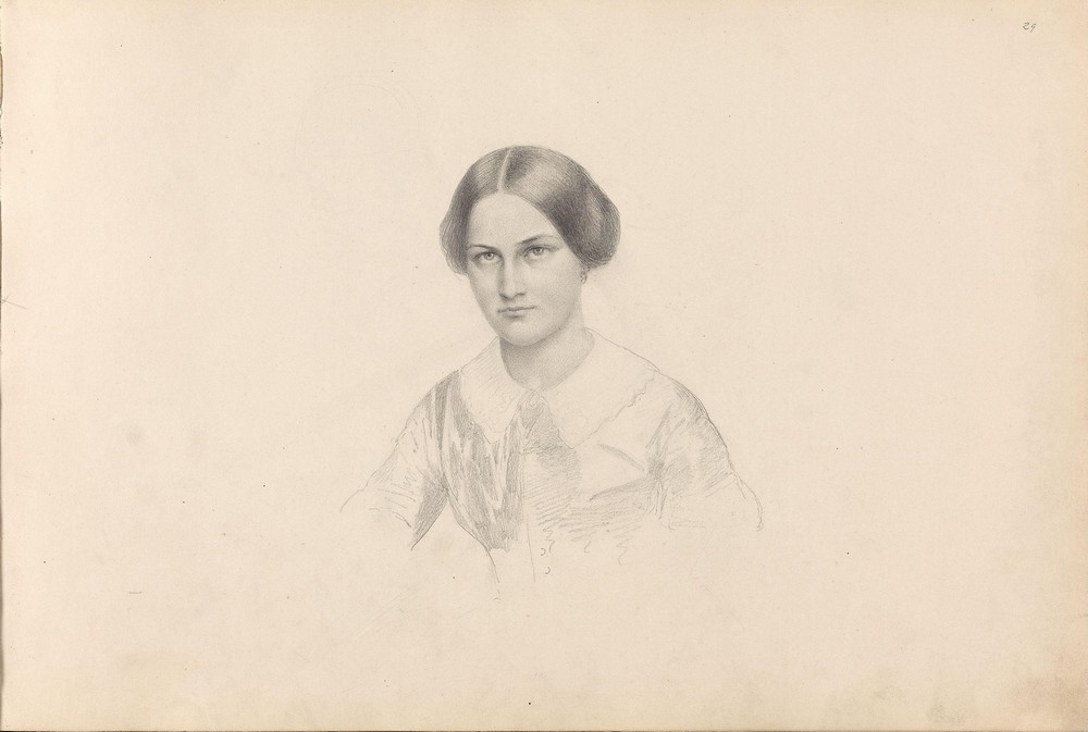 Portrait of a woman (Between 1855 and 1859)