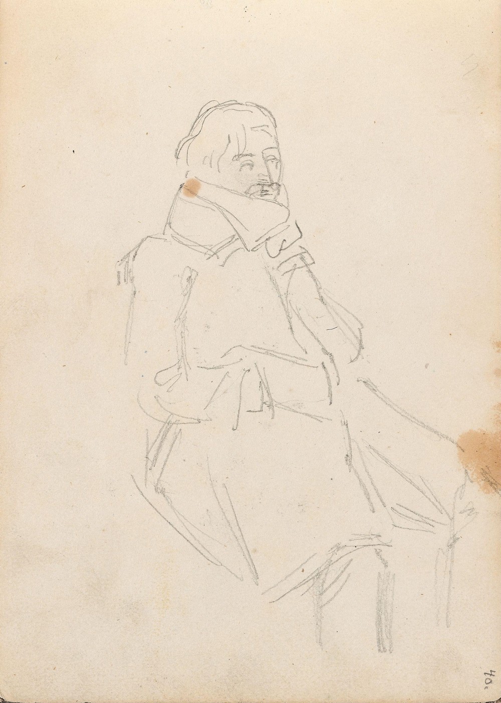 Sitting man