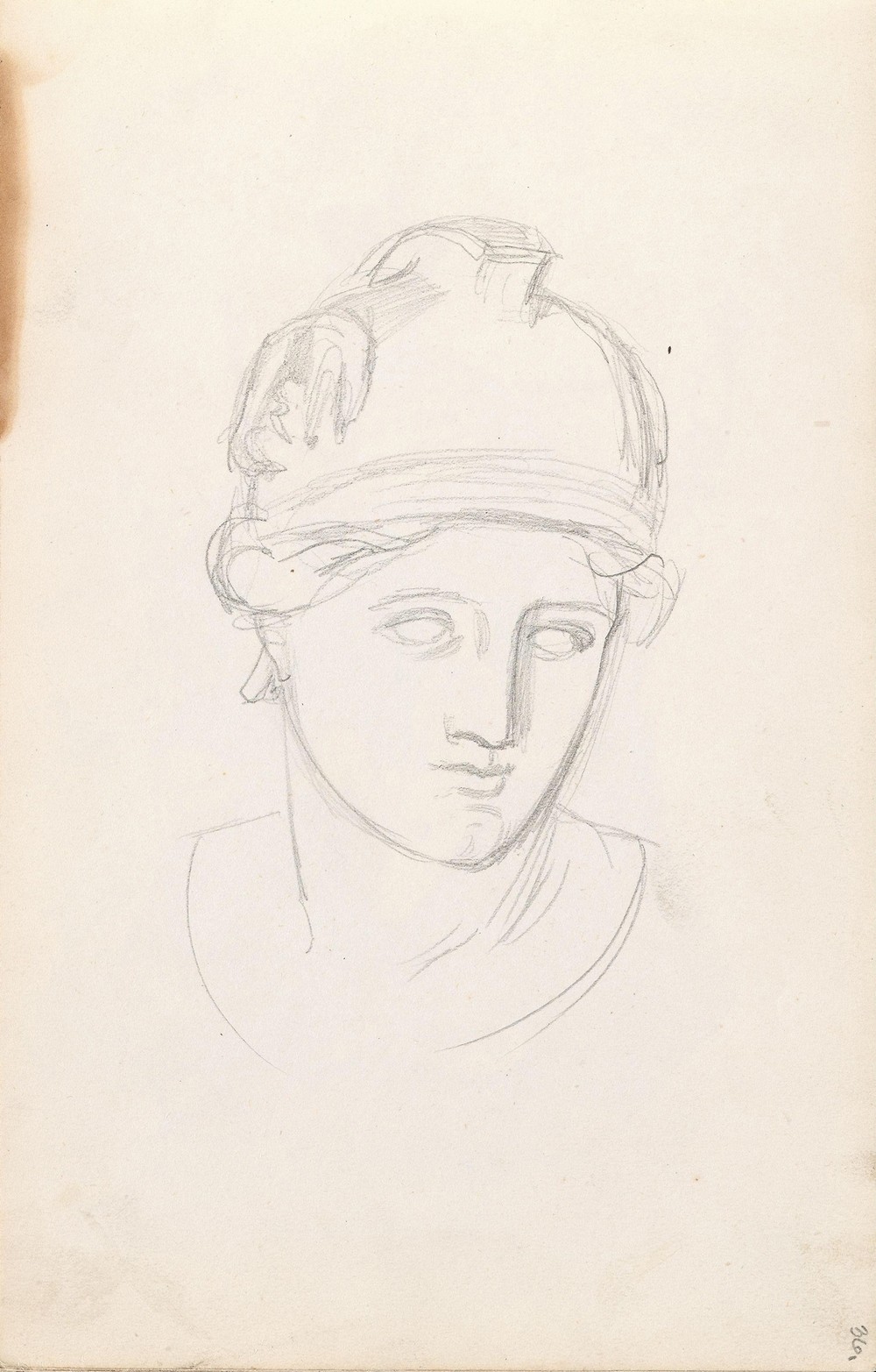 Study of sculpture head