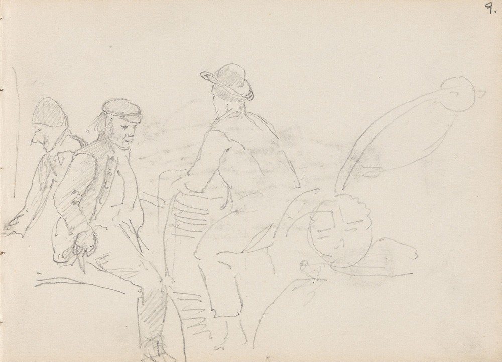 Three male figures (between 1867 and 1873)