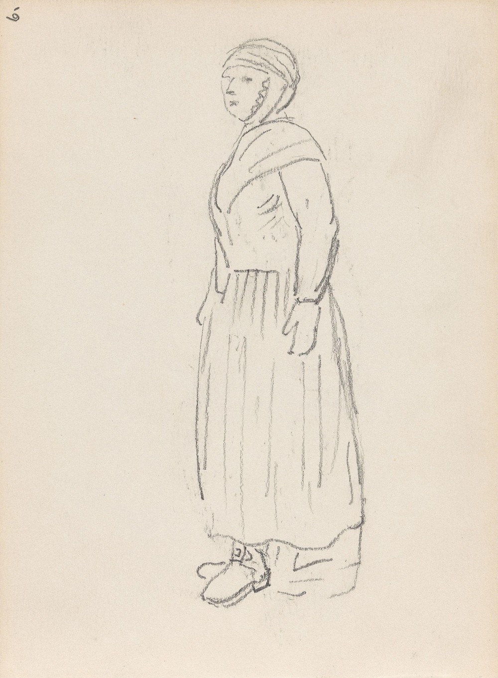 Woman in folk costume (between 1867 and 1873)
