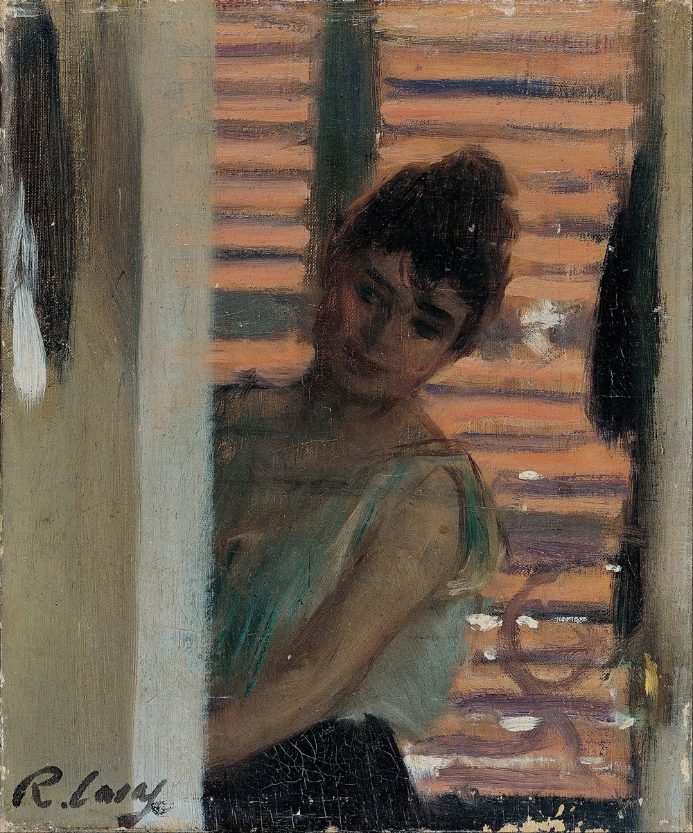Dona Rera Persiana (Woman Against A Blind)