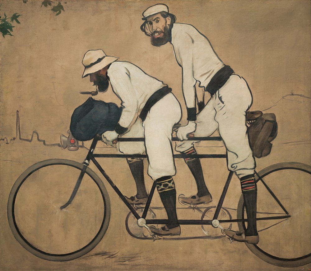 Ramon Casas And Pere Romeu On A Tandem