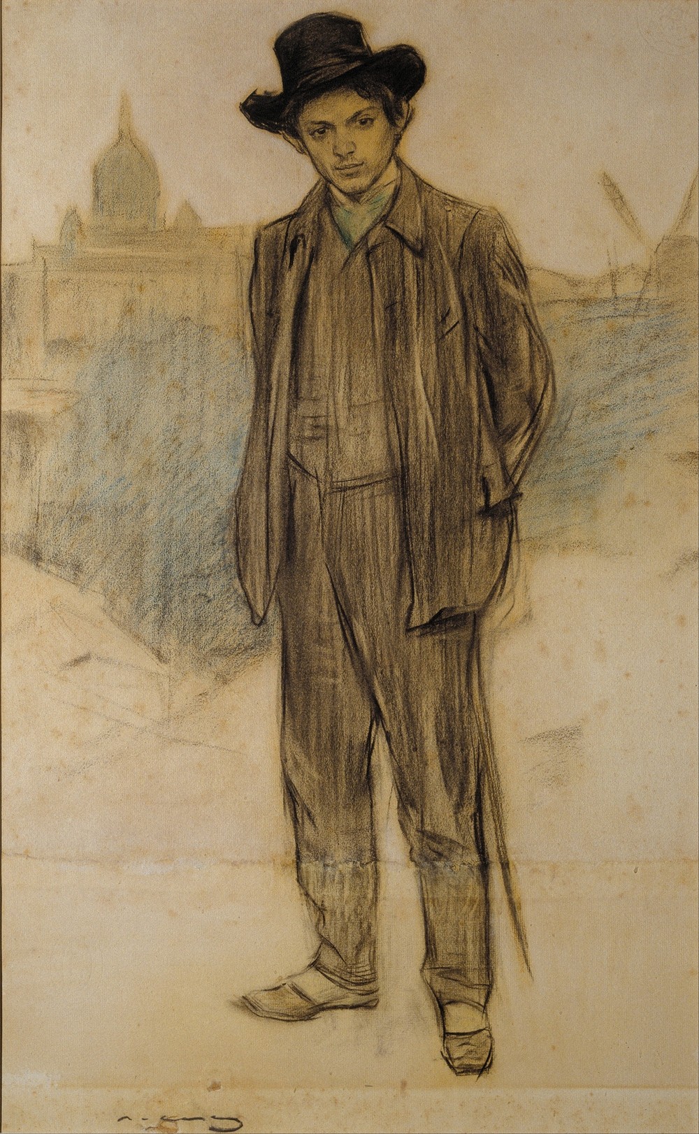 Portrait of Pablo Picasso (circa 1900)