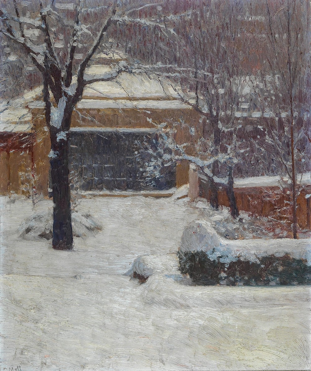 Winter at Hohe Warte, Rothschild Gardens (c. 1902)