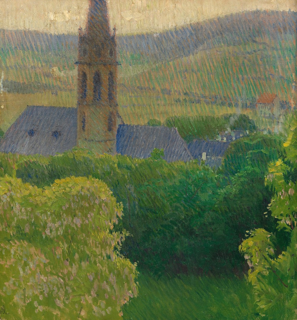 Blick auf die Heiligenstädter Pfarrkirche (St. Michael) (ca. 1905)