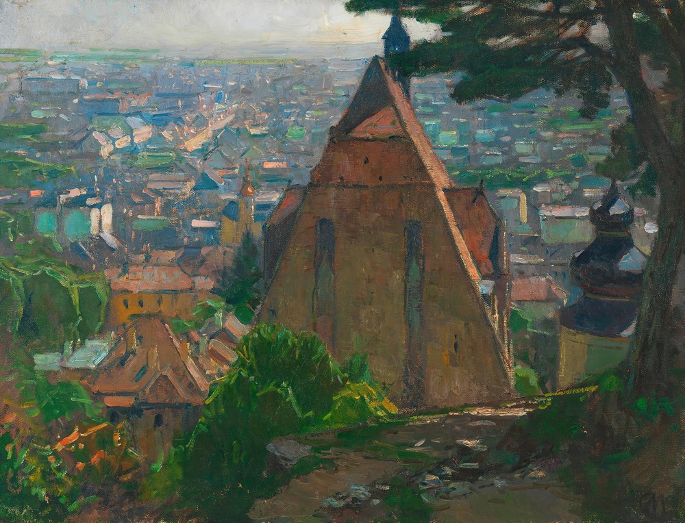Blick auf Mödling (ca. 1940)