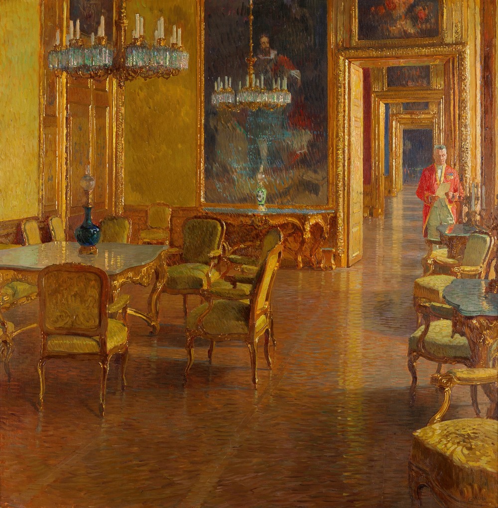 Interieur im Winterpalais des Prinzen Eugen von Savoyen in der Himmelpfortgasse