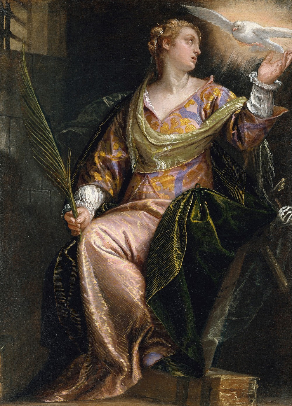 Saint Catherine of Alexandria in Prison (ca. 1580–85)