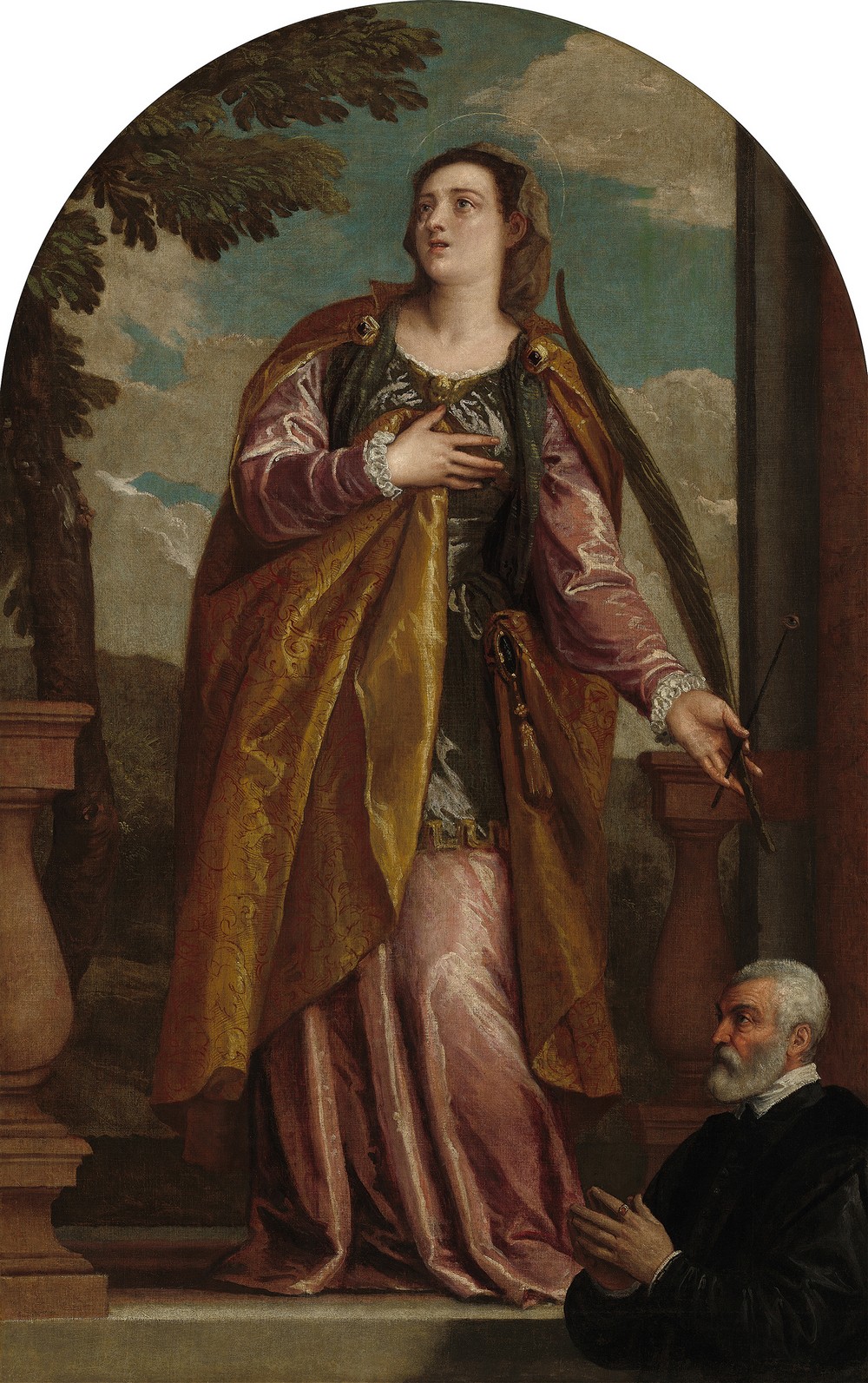 Saint Lucy and a Donor (c. 1585-1595)