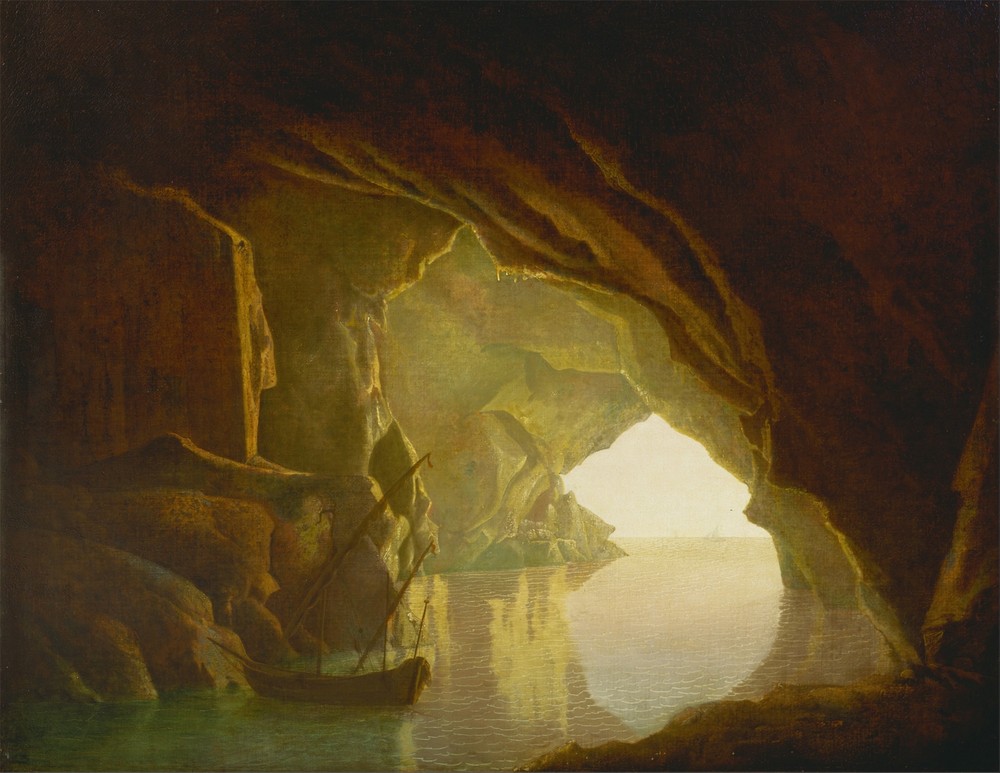 A Grotto in the Gulf of Salerno, Sunset