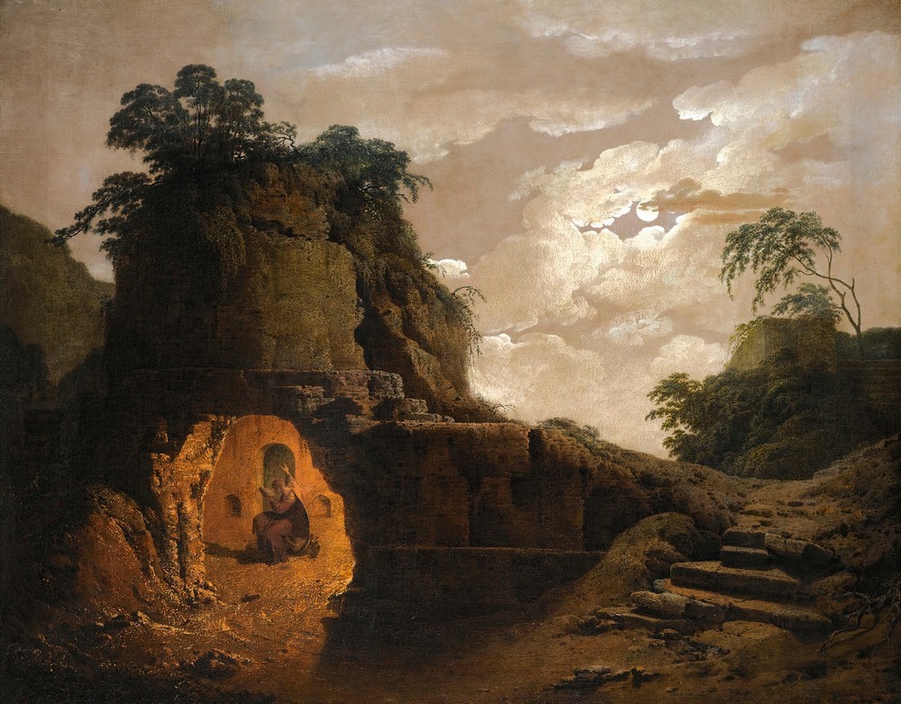 Virgil’s Tomb By Moonlight