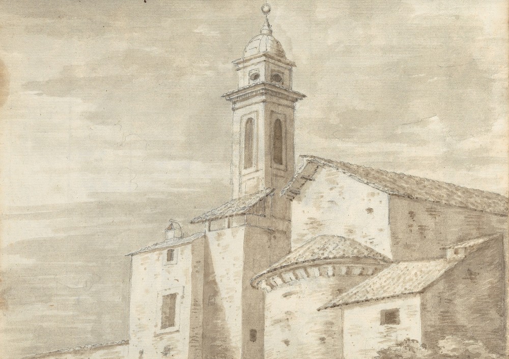 Church with a Tiled Roof and Tower (1774–75)