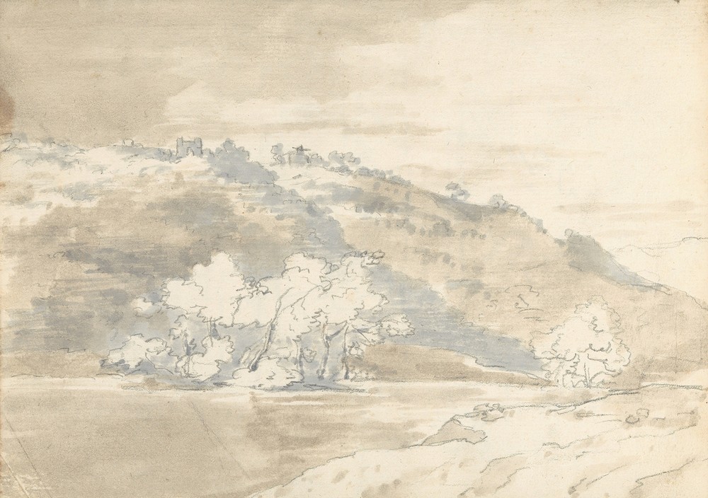 Landscape with Building on a Distant Hill (1774–75)