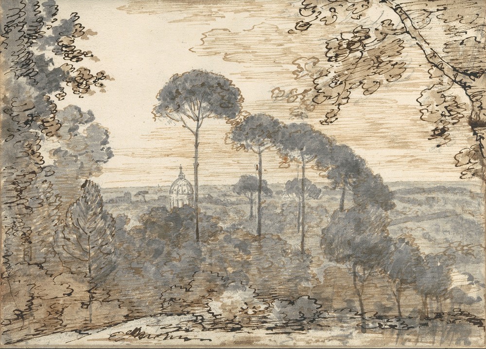 Landscape with Domed Church (1774–75)
