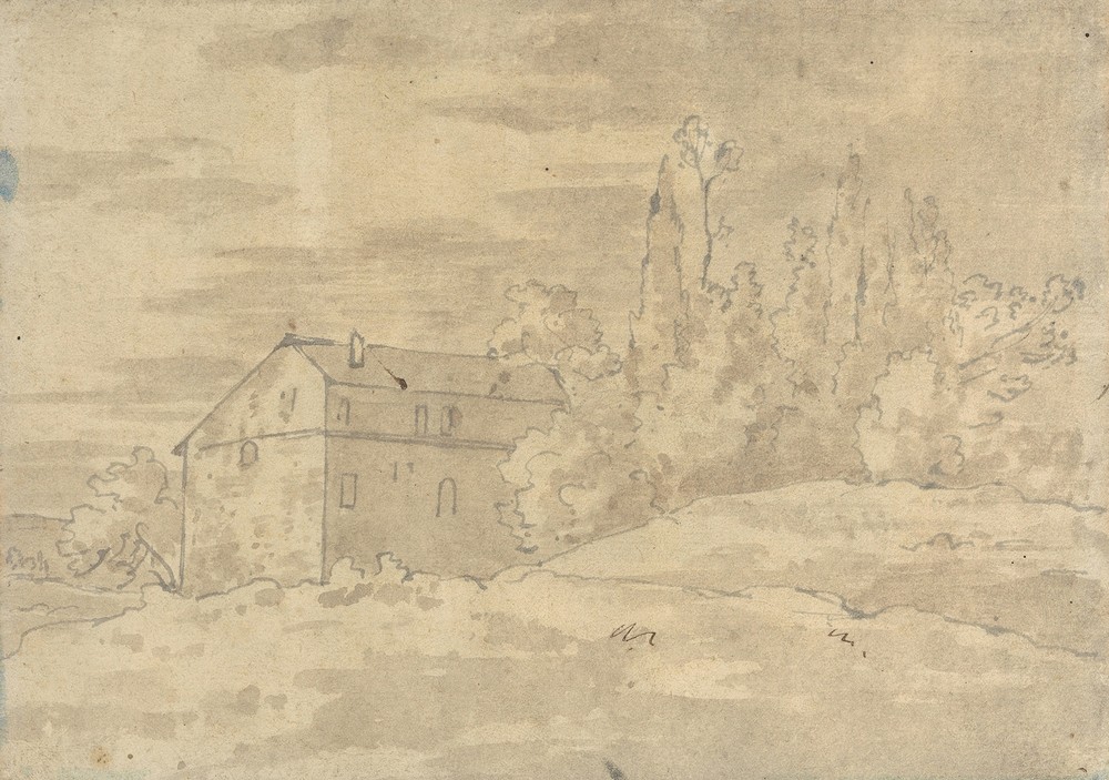 Landscape with Villa Surrounded by Trees (1774–75)