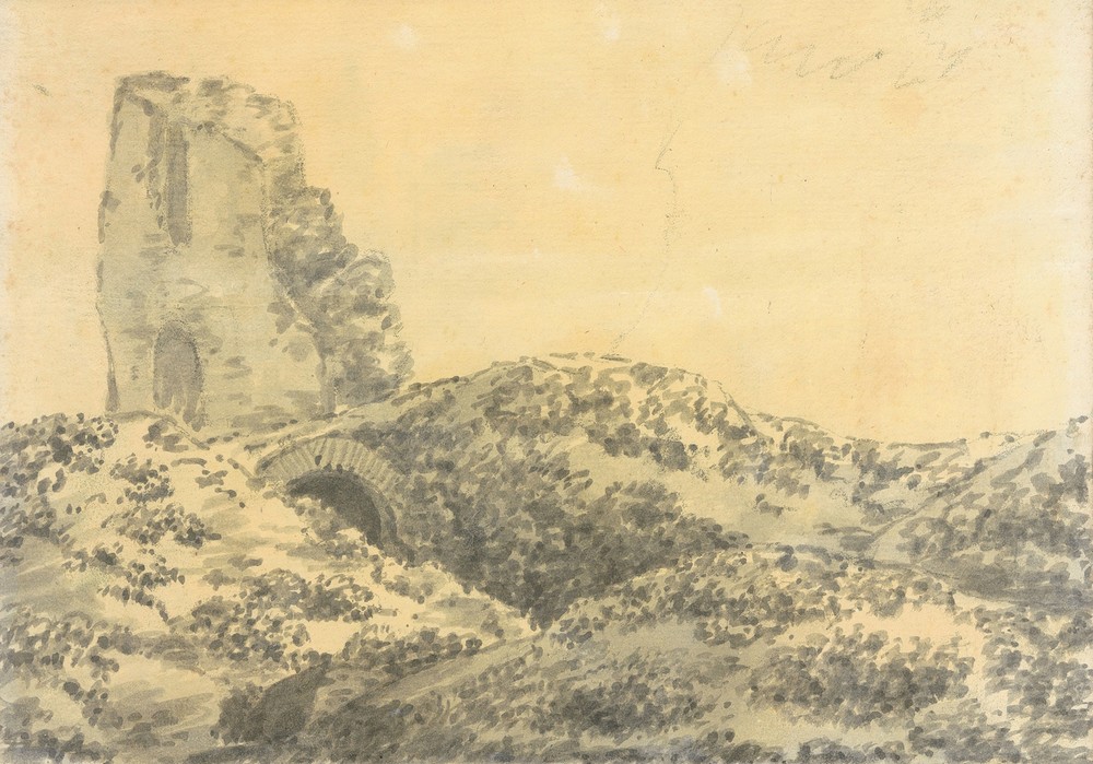 Ruined Roman Tower in a Landscape (1774–75)
