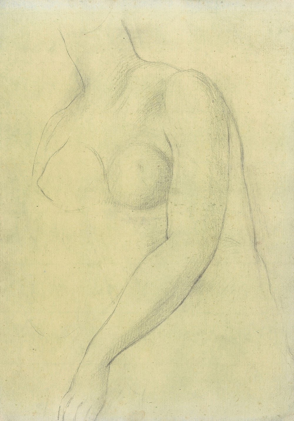 Sketch of a Female Nude Resembling the Medici Venus (1774–75)