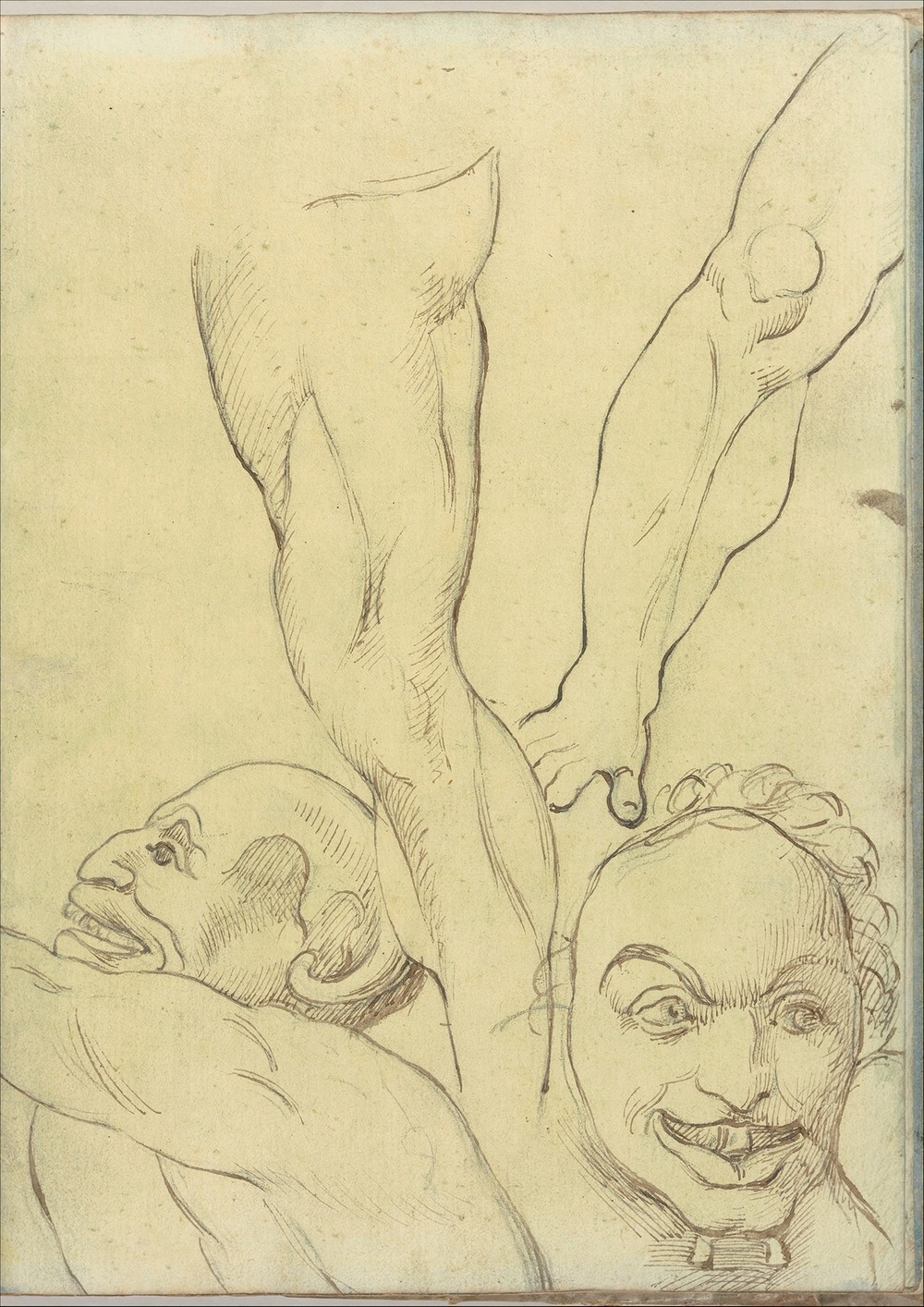 Two Demons and Two Legs, probably after Michelangelo (1774–75)