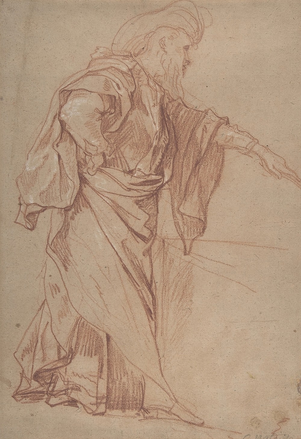 Standing Male Figure with Left Arm Extended (18th century)