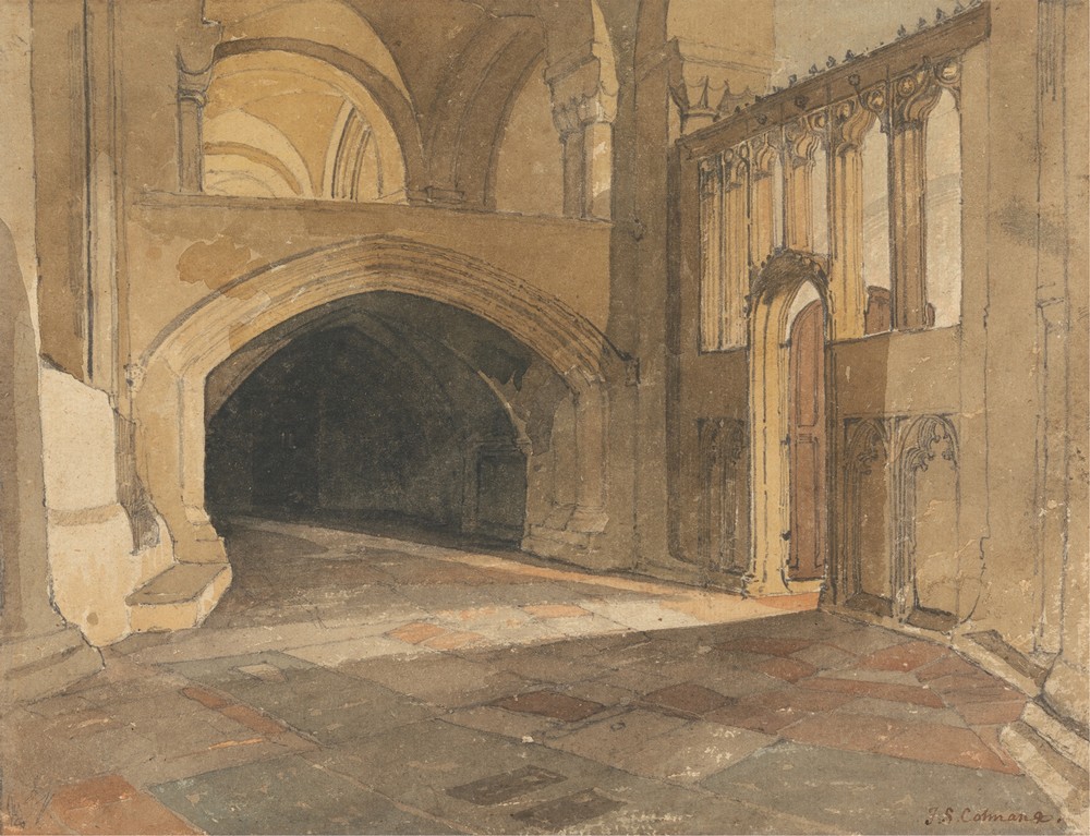 Norwich Cathedral; Entrance to Jesus Chapel (ca. 1807)