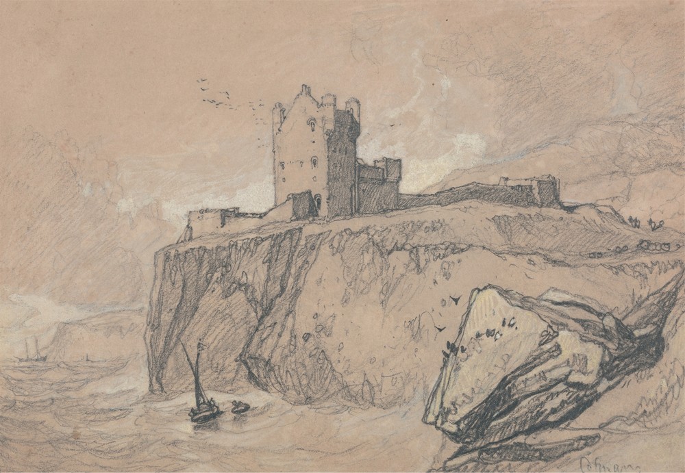 Bamborough Castle, Northumberland (ca. 1808)