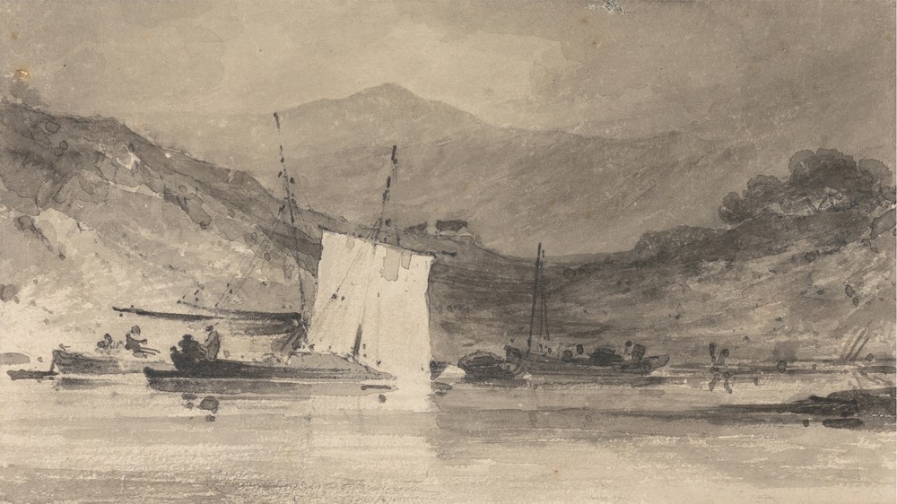 Cader Idris from the Mawddach Estuary above Barmouth (ca. 1802)