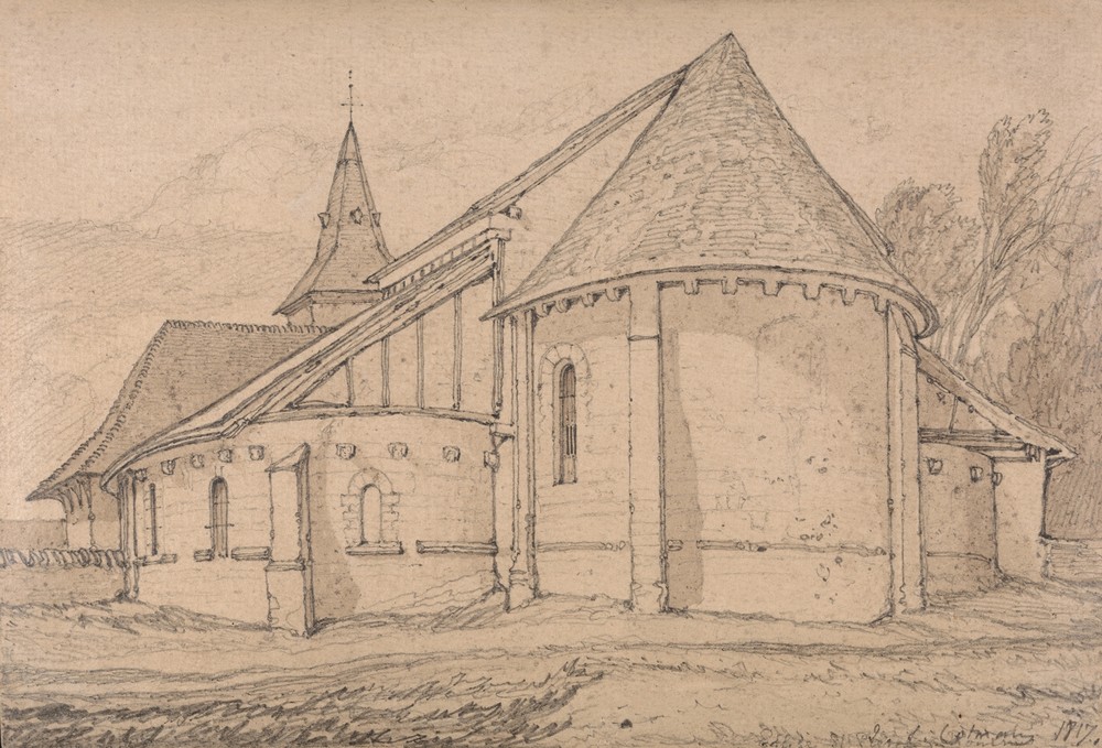 East End of the Abbey Church of St. Paul at Rouen, Normandy