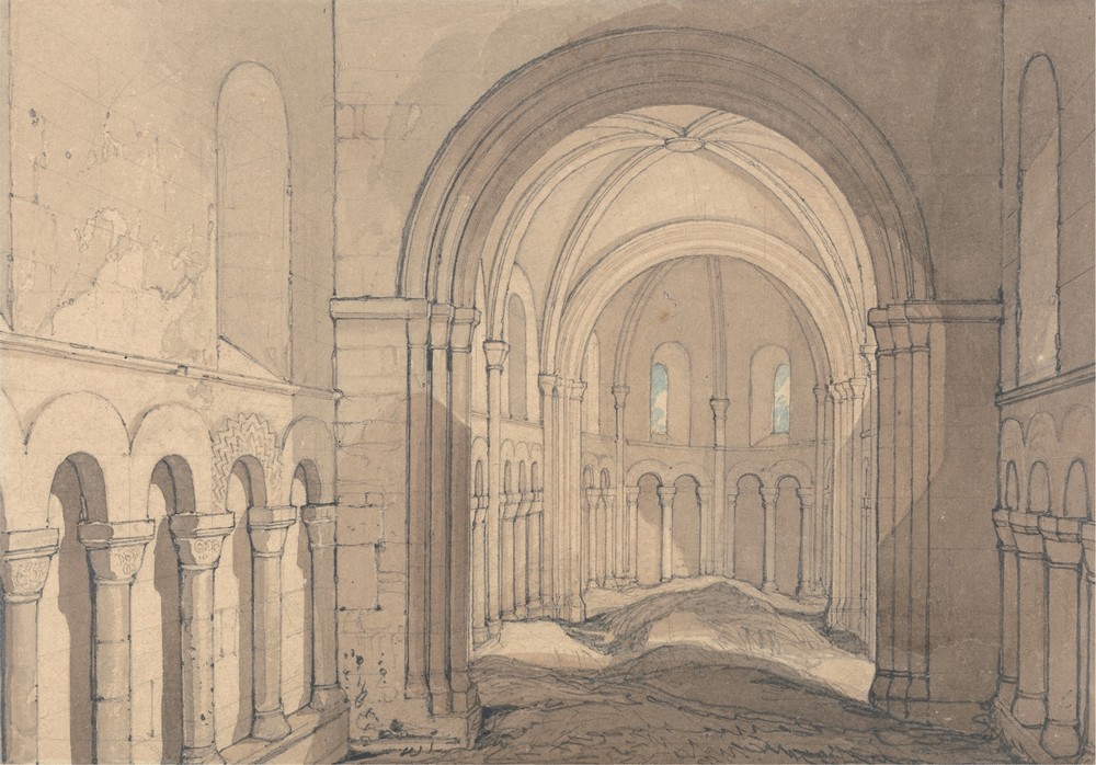 Interior of the Chapel of Saint Julien, near Rouen, Normandy (ca. 1818)